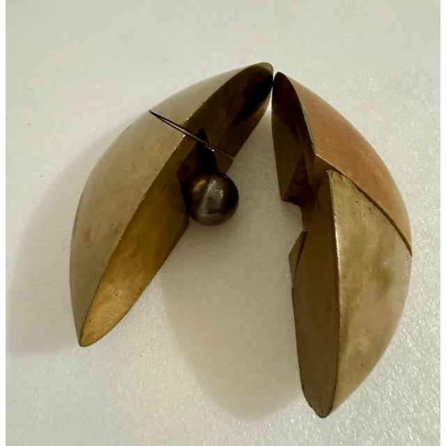 Xavier Corberó i Olivella, Spanish Catalan Xavier Corbero Bronze Steel Architectural Abstract Sculpture, 1963 For Sale - Image 10 of 14