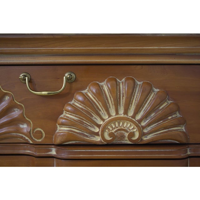 Cherry Georgian Style Block Front Chest For Sale - Image 15 of 18