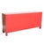 Mid-20th Century Modern Chinoiserie Red Lacquered Four-Door Buffet / Server For Sale - Image 9 of 10