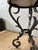 Metal French Gueridon Table With Marble Top and Cast Iron Scroll Legs For Sale - Image 7 of 10
