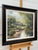 Realism Remote Cottage in a Tree Lined River Landscape in Ireland by Modern Irish Artist 1985 Circa For Sale - Image 3 of 10