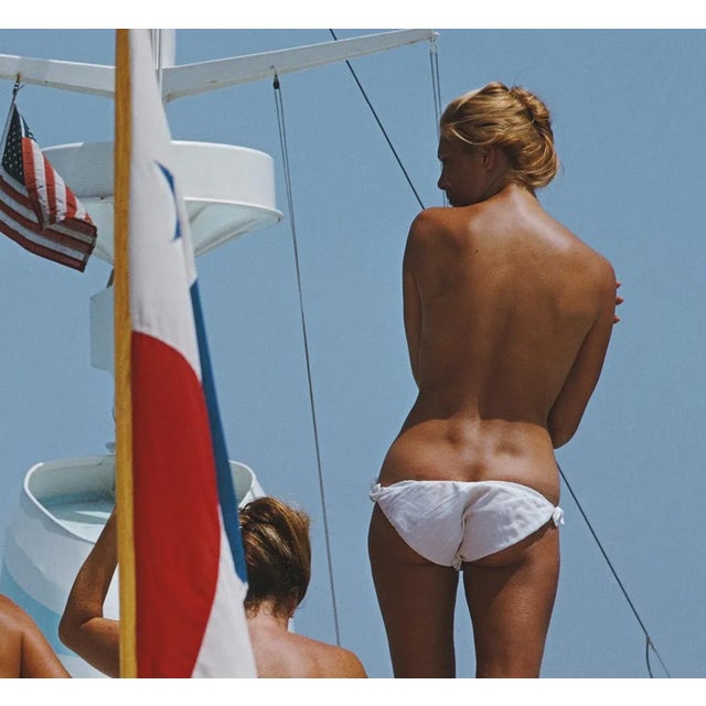 Yacht Holiday, Slim Aarons, 20th Century, Color Photography, Nudes, 1967 For Sale - Image 4 of 5