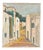 Arne Schultzberg, Street Scene, 1950s, Oil Painting on Canvas, Framed For Sale