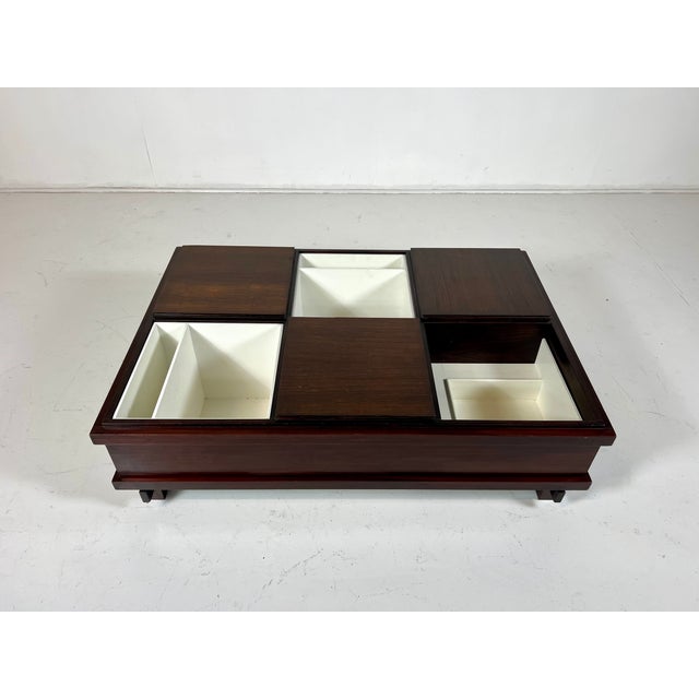 Ivory Mid-Century Modern Coffee Table, Italy, 1960s For Sale - Image 8 of 8