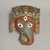 Metal Vintage Nepalese Elephant Ganesh Wall Mask With Gold Gilt, Red & Turquoise Glass Inlay For Sale - Image 7 of 7
