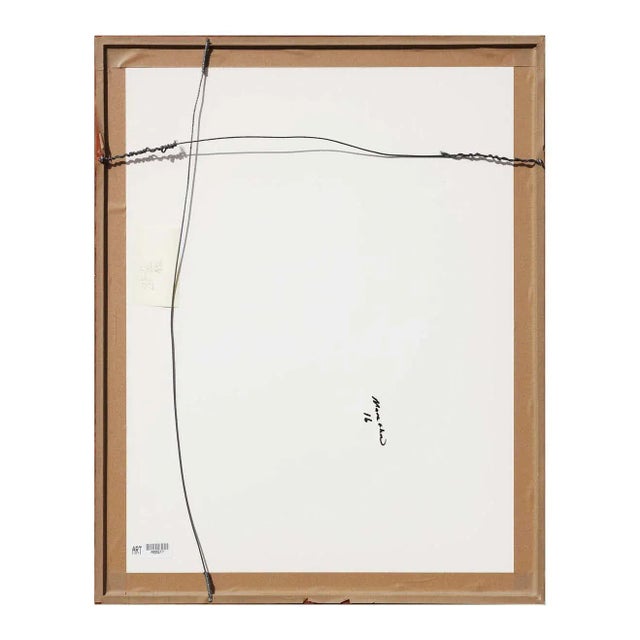 Contemporary Geometric Abstract Mixed-Media Painting by Charles Bernell, Framed For Sale - Image 11 of 11