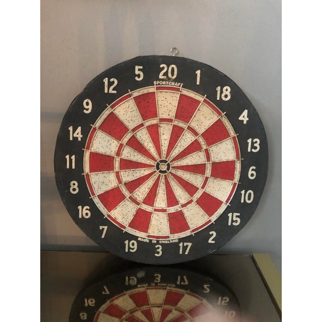 Vintage English Dart Board Chairish