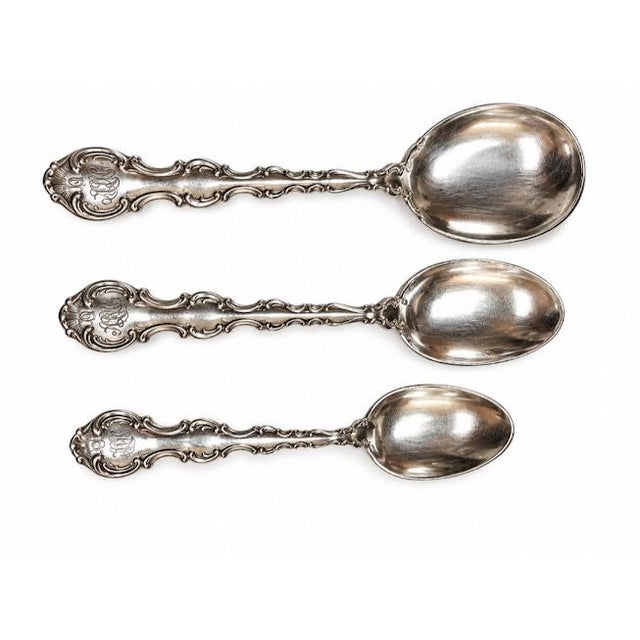 Metal Early 20th Century Gorham Sterling Silver Flatware Set - 125 Pcs For Sale - Image 7 of 11