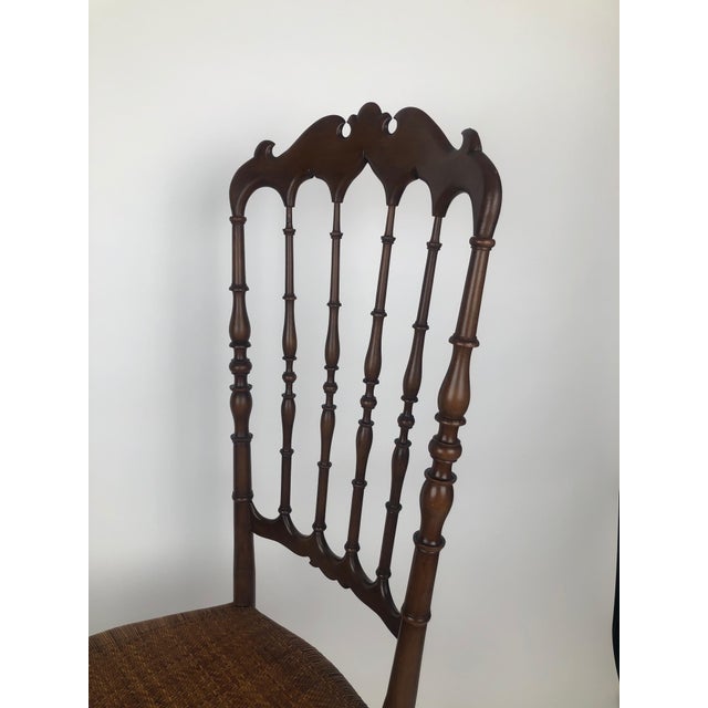 Set of Mid-Century Chiavari Chairs with Cane Seats, 1955 For Sale - Image 17 of 18