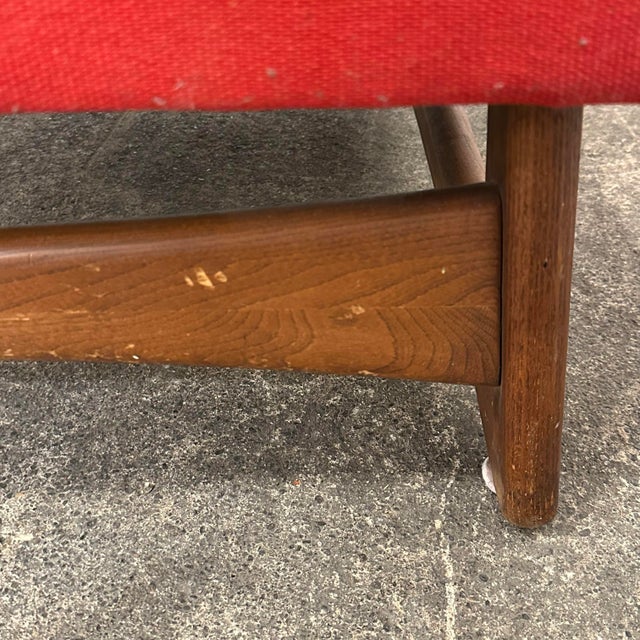 Mid Century Modern Kroehler Walnut Lounge Chair For Sale - Image 12 of 12
