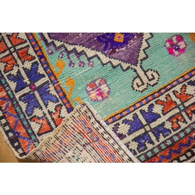 Old New House Vintage Distressed Oushak Rug Runner - 2'8" x 4'11" For Sale - Image 4 of 9