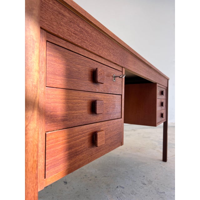 Teak Desk from Domino Møbler, 1960s For Sale - Image 4 of 11