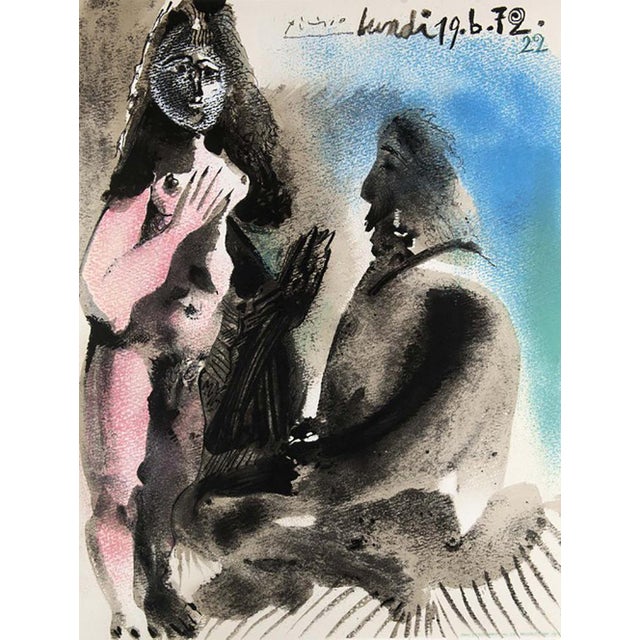 The School of Paris Pablo Picasso Paris Galerie Louise Leiris Dessins Recents For Sale - Image 3 of 3