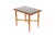 Stone Mid Century Vintage Side / End Tables — Designed attributed to Milo Baughman - Manufactured by Fine Art Furniture Co— Cherry Frame + Slate — Pair For Sale - Image 7 of 10