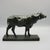 A patinated bronze study of a standing water buffalo by antoine louis barye. Excellent green patina. Signed barye to base....