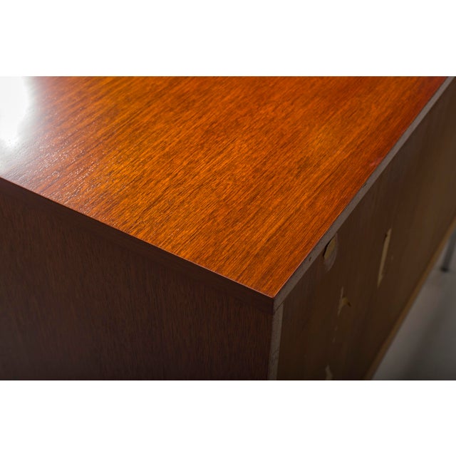 Diamond Point Mahogany Sideboard by Antoine Philippon & Jacqueline Lecoq for Behr, 1964 For Sale - Image 6 of 18