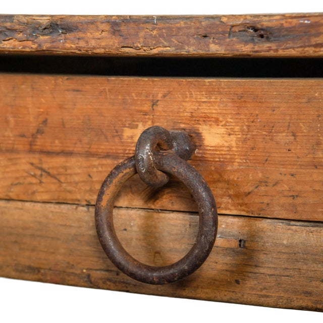 Early 20th Century Vintage French Wood Table For Sale - Image 4 of 6