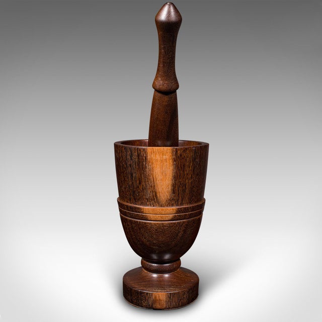 Late 19th Century 1900's Antique Mortar and Pestle For Sale - Image 5 of 9