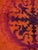 Mid-Century Modern Axminster Orange Flokati Rug in Wool, United Kingdom, 1970s For Sale - Image 6 of 8