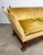 Antique Knole-Style Sofa, Hand-Carved Walnut, Silk Velvet, C. 1900 For Sale - Image 4 of 9