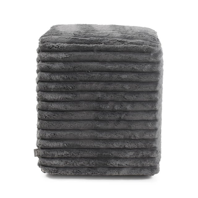 Kenneth Ludwig Chicago Universal Cube Shar Pei Charcoal For Sale - Image 4 of 9