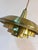 Danish Gold Slatted Lamp For Sale - Image 5 of 11
