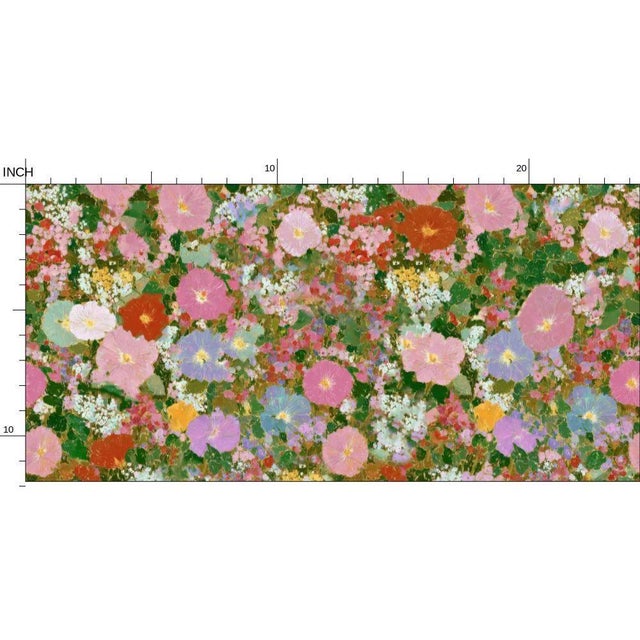 The Primrose Meadow Floral Removable Wallpaper Single Roll For Sale - Image 4 of 8