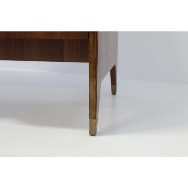 Desk in Wood, Brass and Enamelled Glass by Gio Ponti, 1950 For Sale - Image 14 of 18