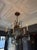 French Antique French Brass & Crystal Birdcage Chandelier – 5 Light For Sale - Image 3 of 4