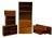 Mid-Century Modern Floating Display Cabinet with Shelves and Drawers, Set of 13 For Sale