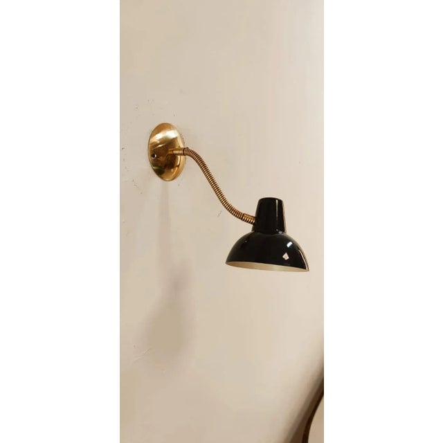 Mid-Century Modern Flexible Wall Light with Dome For Sale - Image 3 of 12
