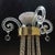 Vintage Blown Glass Chandelier, 1940s For Sale - Image 12 of 16