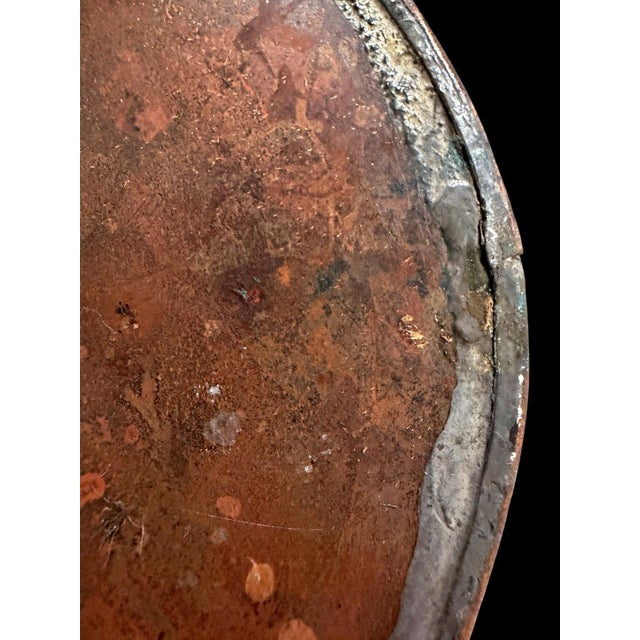 Antique Copper & Repoussé Brass Victorian-Style Wastepaper Basket / Decorative Waste Bin For Sale - Image 9 of 10