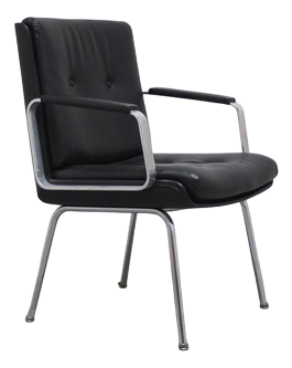 Executive Leather Armchair by Egon Eiermann for Wilde + Spieth, 1960s