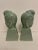 Hollywood Regency Pair Buddha Sculptures or Bookends For Sale - Image 3 of 10