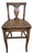 20th-Century Antique American Oak Children's "T-Back" or "Vase-Back" Country Kitchen Side Chair For Sale
