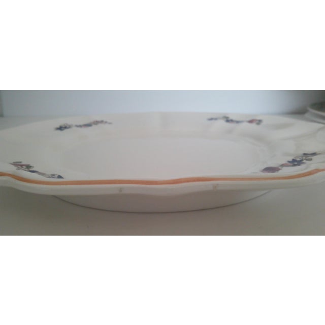 1970s Royal Sealy Japan Covered Soup Tureen With Ladle Ceramic, Blue & Red Chinoiserie Pattern 4 Pieces For Sale - Image 15 of 18