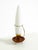 1950s Large Mid-Century Modern Table Lamp in Brass and Teak with Frosted Glass Shade, 1950s For Sale - Image 5 of 18