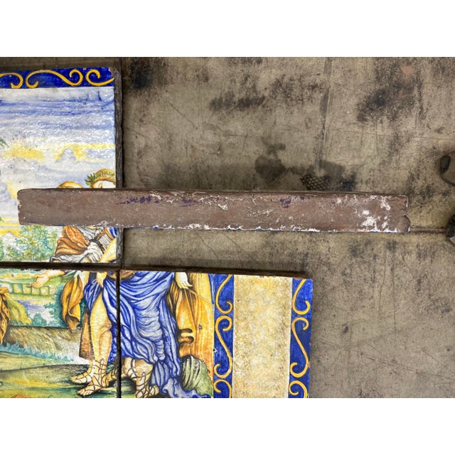 Mediterranean 18th Century Italian Panel - 6 Piece Set For Sale - Image 3 of 6