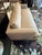 SVN Interiors Bespoke Tailored Taupe With Oak Wood Sofa For Sale - Image 10 of 12