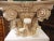 Wood Large Plaster Composite Order Capital on Wooden Pedestal, France, Early 1900s For Sale - Image 7 of 13