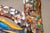 Folk Art Willie Leroy Elliot Jr. - Wolf Bench, C. 1990 Mixed Media Mosaic Art Sculpture For Sale - Image 3 of 6