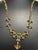 Coro MCM Jewelry by Ark. Necklace With Rhinestone Pastel Tones of Light Blue, Soft Pink, Peridot Green, Yellow, and Clear Crystals For Sale - Image 4 of 6