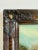 Early 20th Century Art Nouveau Reverse Painting, Mother-of-Pearl Inlay Scottish Highlands Cottage in Ornate Frame For Sale - Image 4 of 18