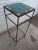 Mid-Century Modern Mid 20th Century Wrought Iron Mosaic Tile Pedestal Stand For Sale - Image 3 of 4