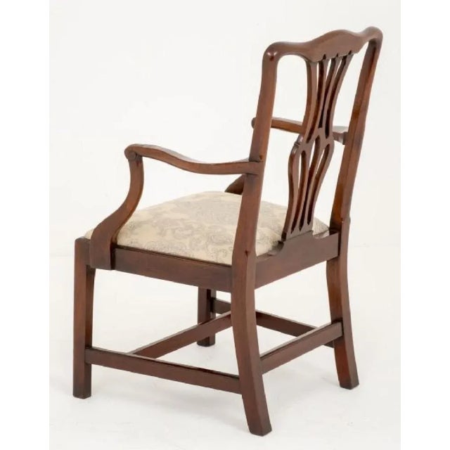 Georgian Mahogany Armchair, 1860s For Sale - Image 4 of 9