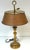 19th Century 19th Century Louis XVI Style Ormolu Bouillotte Lamp, Ochre Tole Shade For Sale - Image 5 of 18