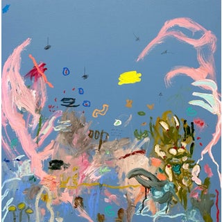 Ak Hardeman - Original Abstract Painting on Canvas - Layers of Qualifications For Sale