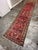 Red 3ft 4in × 13ft 5in Karajeh Heriz Persian Rug, Circa 1930's For Sale - Image 8 of 12