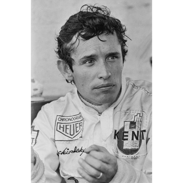 Driving at Brands Hatch Belgian racing driver Jackie Ickx training for the John Player British Grand Prix at Brands Hatch,...